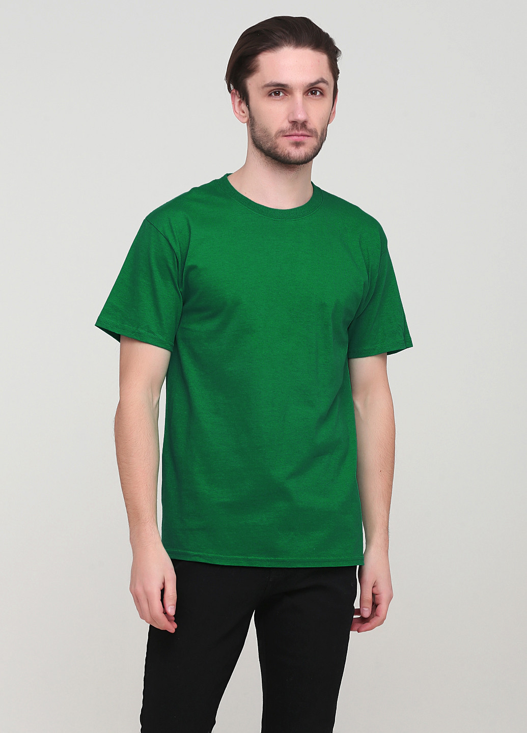 Зелена літня футболка Hanes