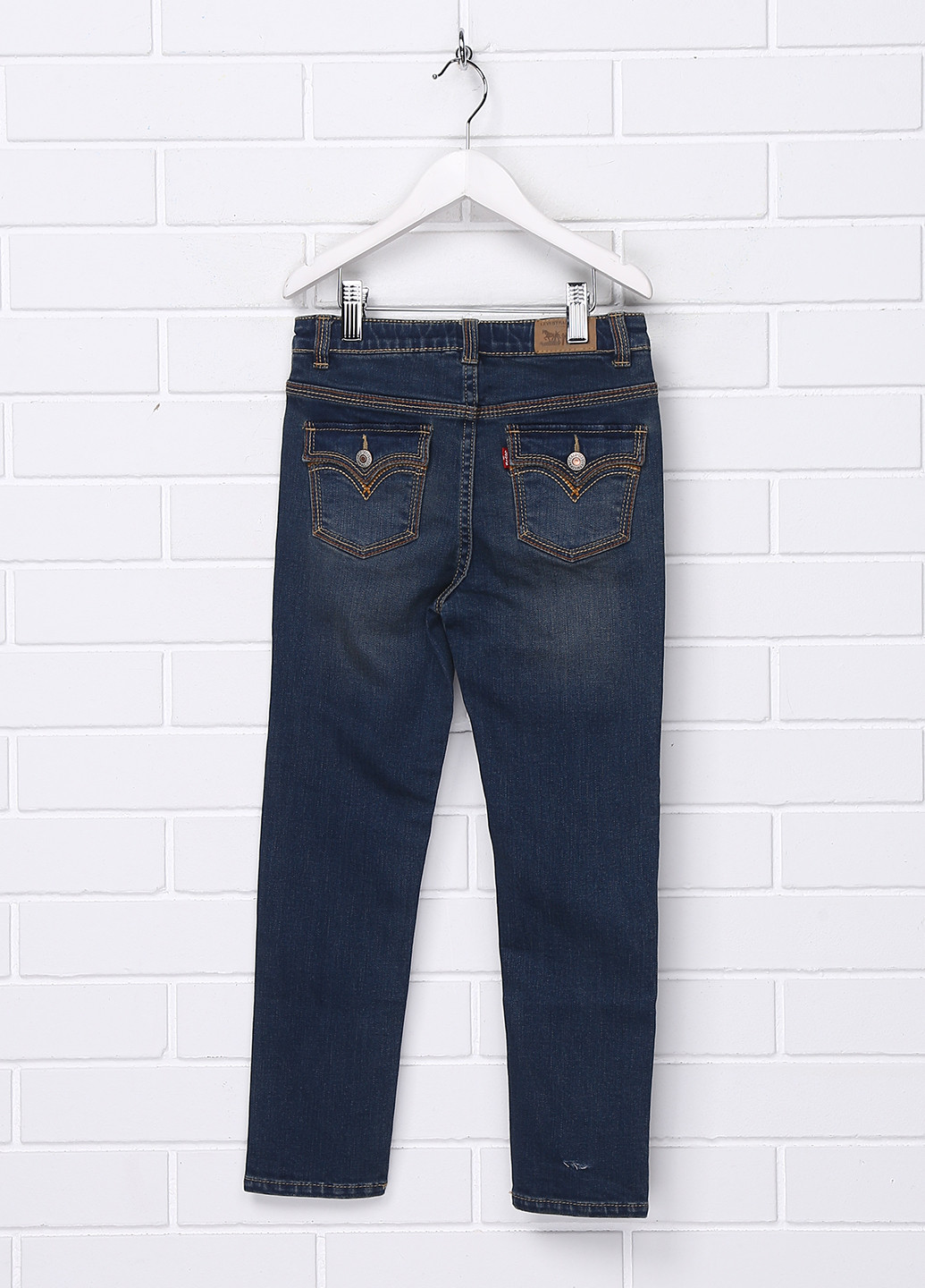 Темно-синие демисезонные скинни джинсы Levi's