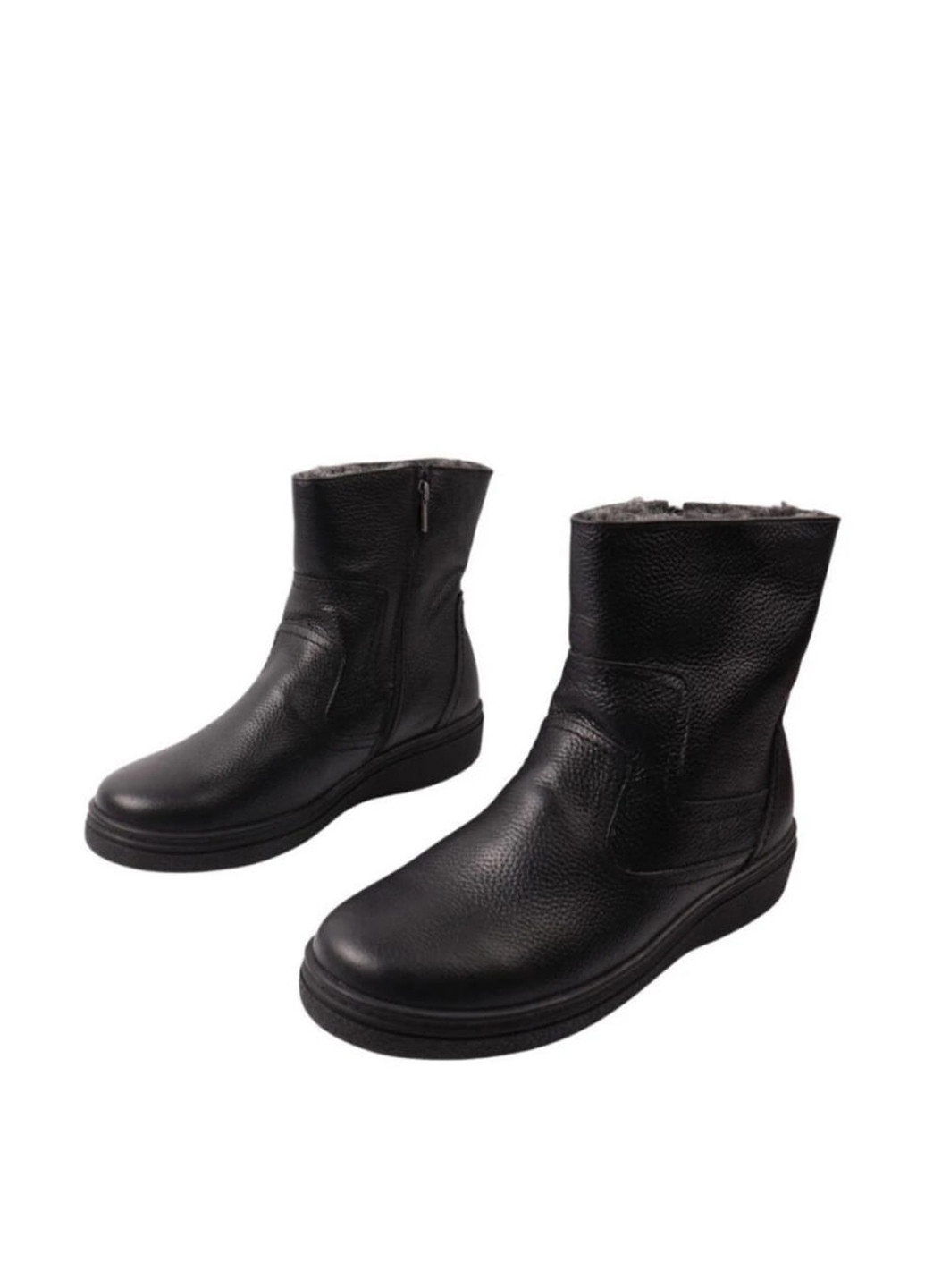 Черные кэжуал зимние сапоги Konors