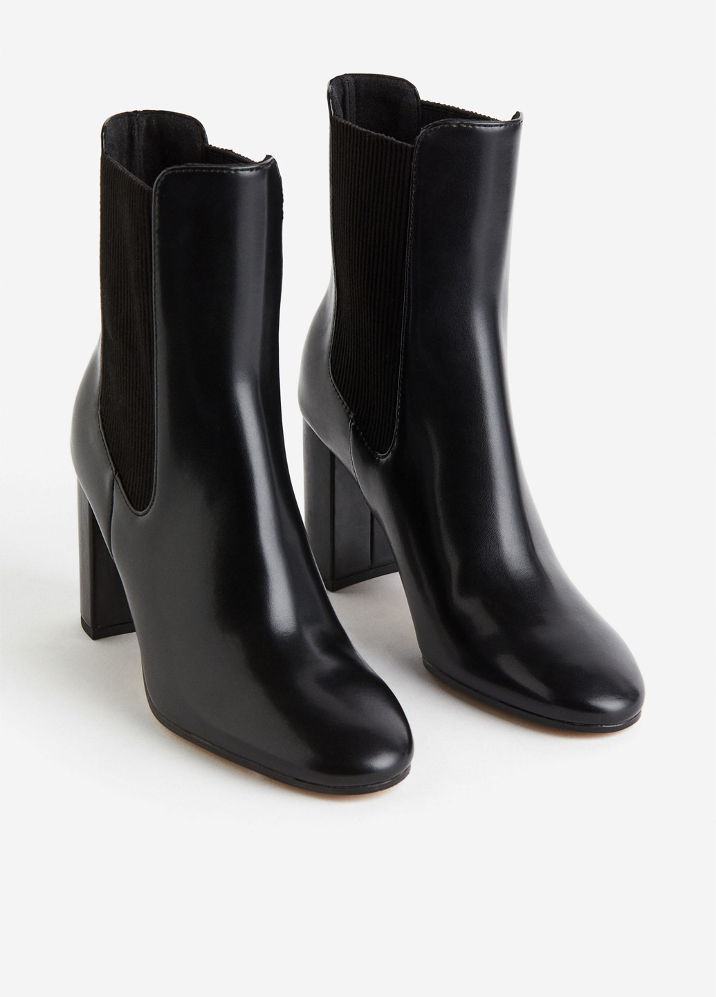 Осенние ботинки челси H&M без декора из искусственной кожи