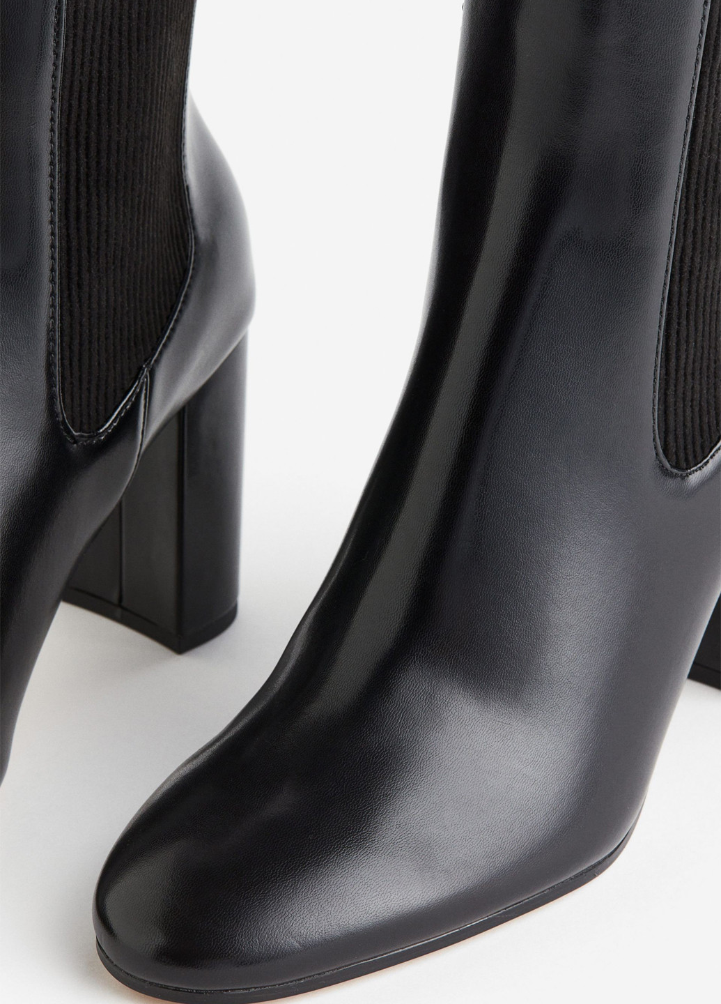 Осенние ботинки челси H&M без декора из искусственной кожи