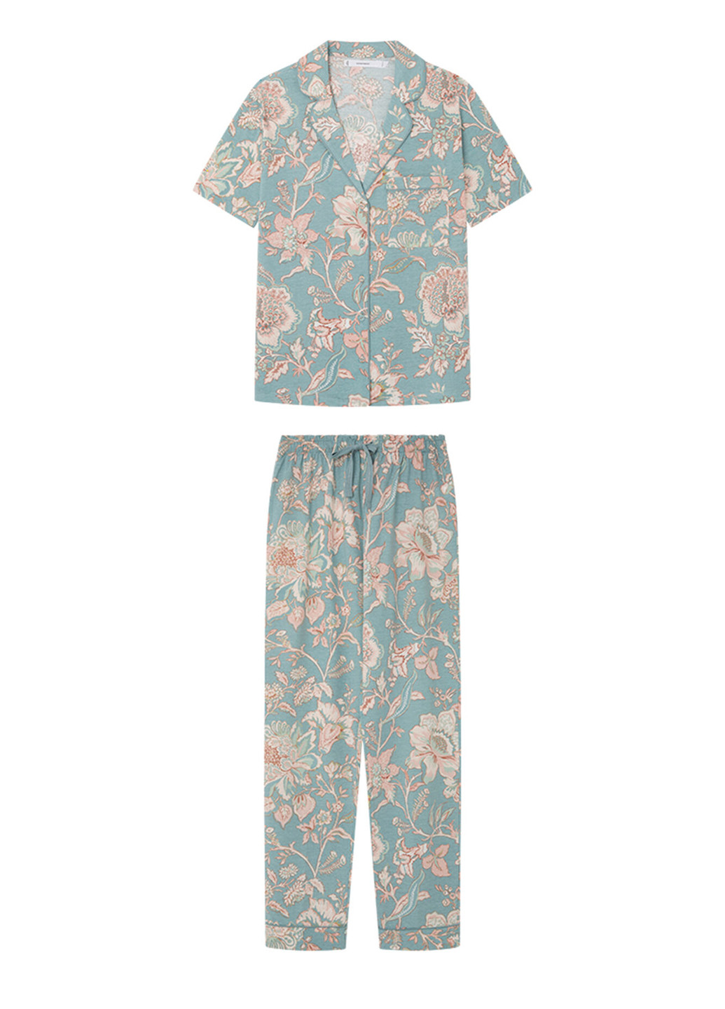 Бирюзовая всесезон пижама (рубашка, брюки) рубашка + брюки Women'secret
