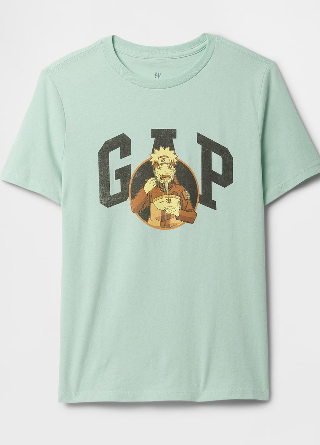 Бирюзовая летняя футболка Gap