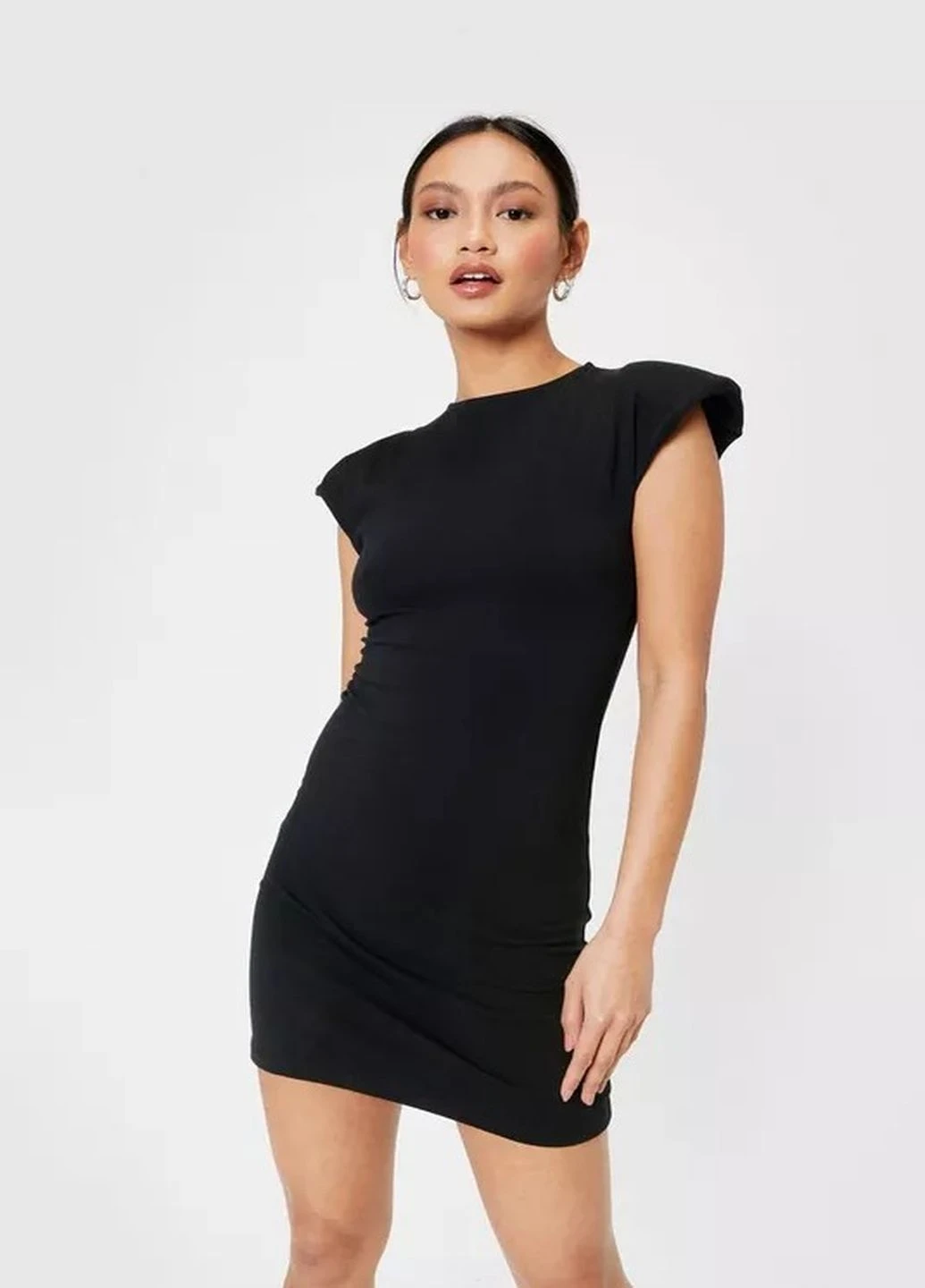 Чорна кежуал плаття, сукня Nasty Gal однотонна