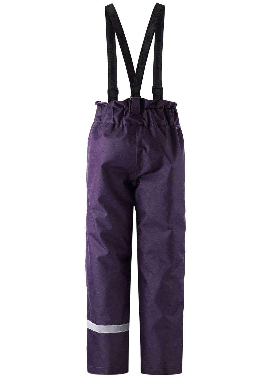 Темно-фиолетовые спортивные зимние прямые брюки Lassie by Reima