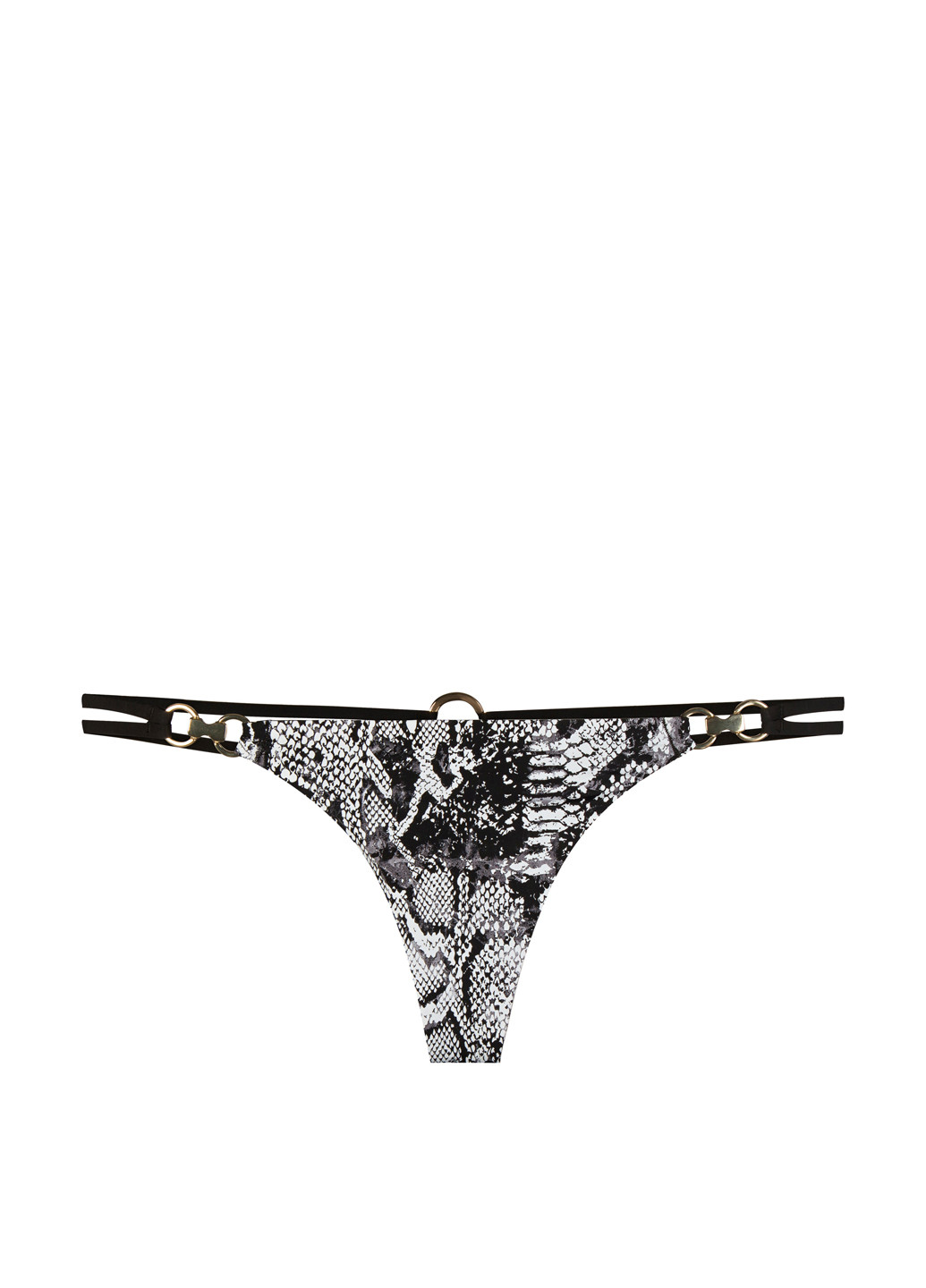 Черно-белые купальные трусики змеиный Marc & André