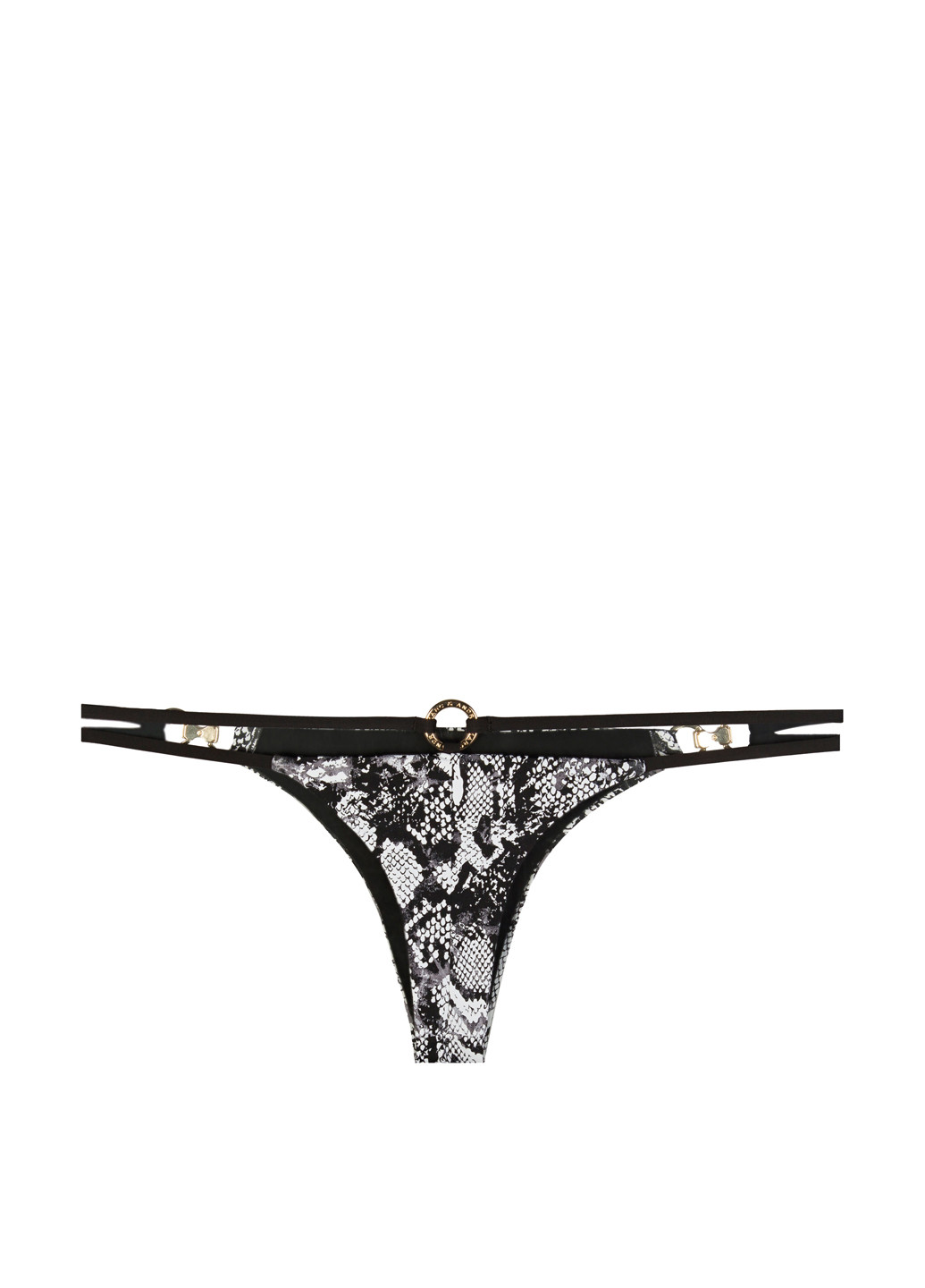 Черно-белые купальные трусики змеиный Marc & André