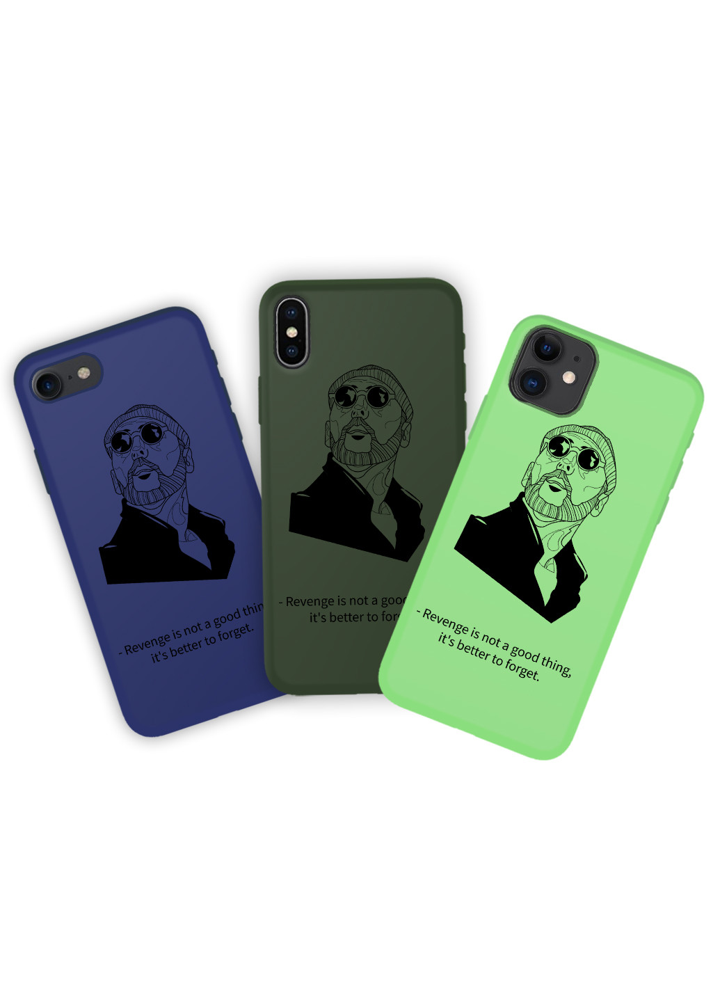 Чохол силіконовий Apple Iphone 7 Леон кілер (Leon) (17361-1451) MobiPrint (219778381)