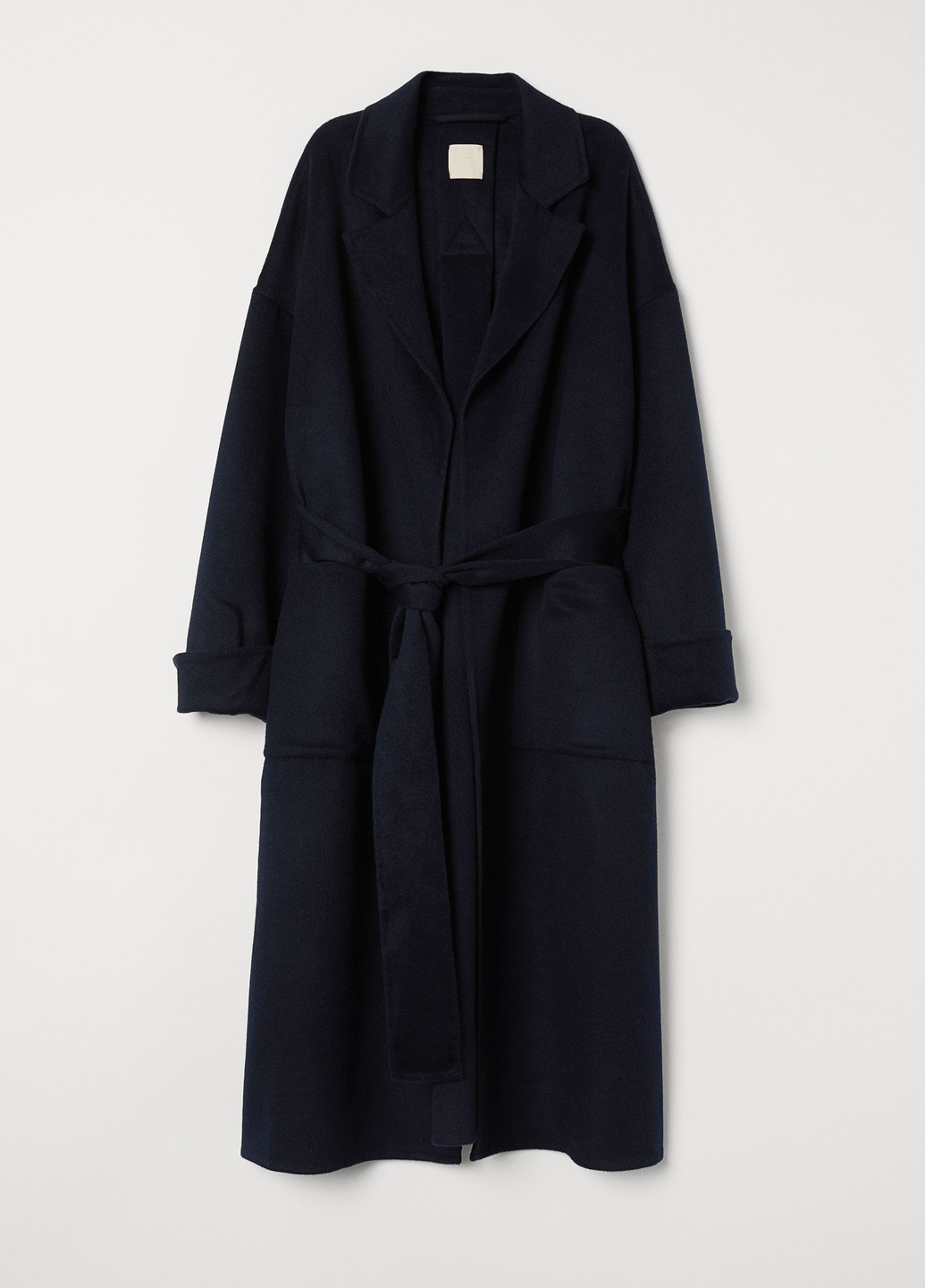 Темно-синее демисезонное Пальто H&M