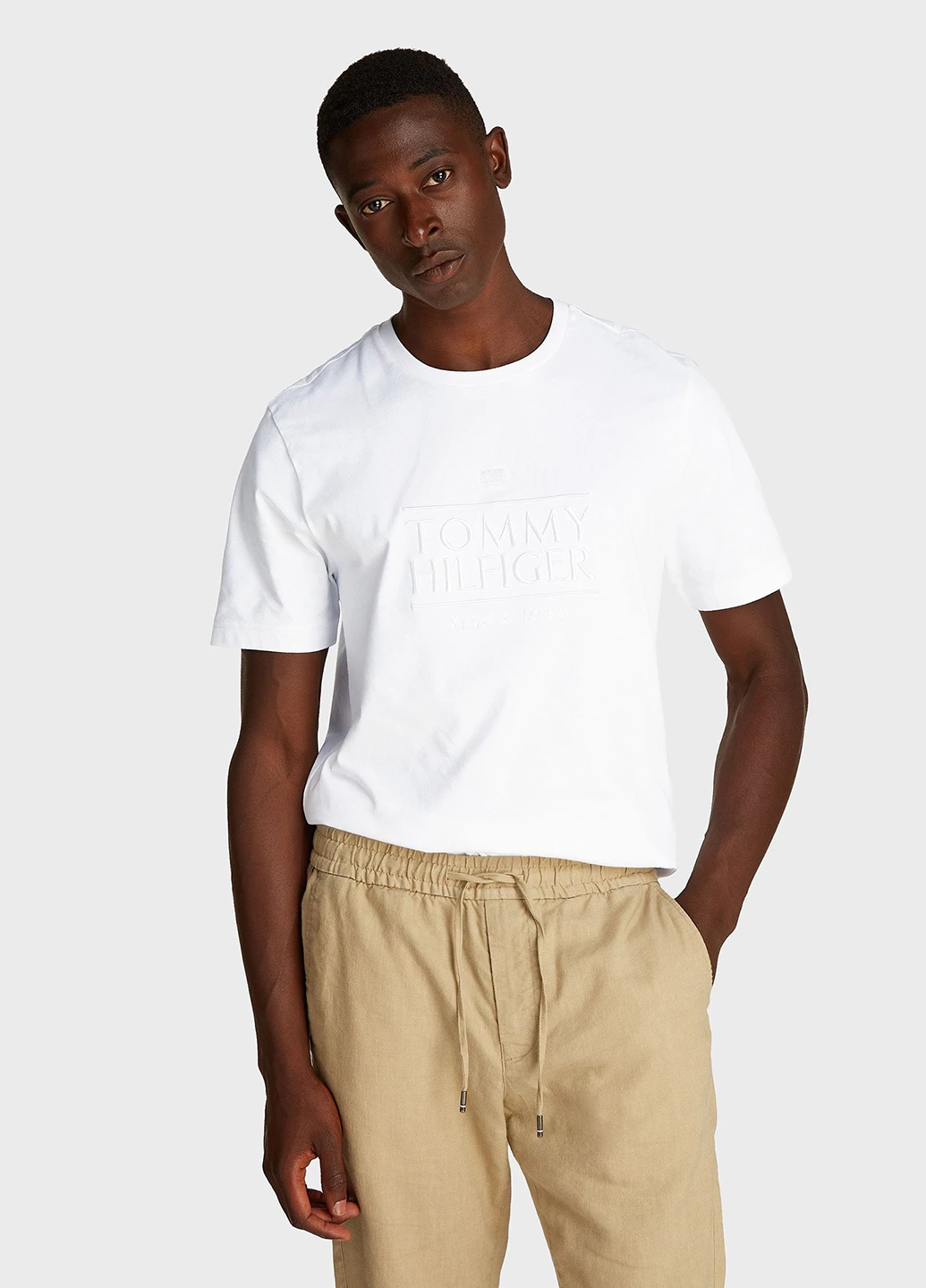 Біла футболка Tommy Hilfiger