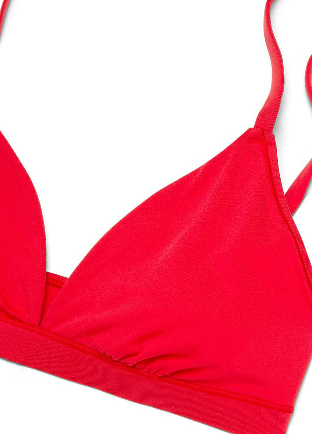 Красный бралетт бюстгальтер Victoria's Secret без косточек полиамид