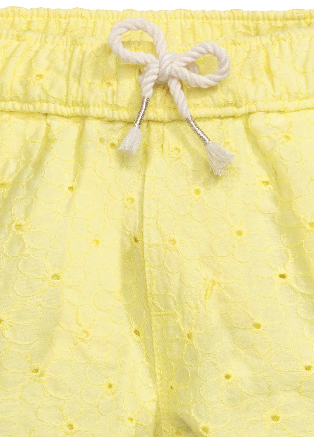 Шорты H&M цветочные жёлтые кэжуалы