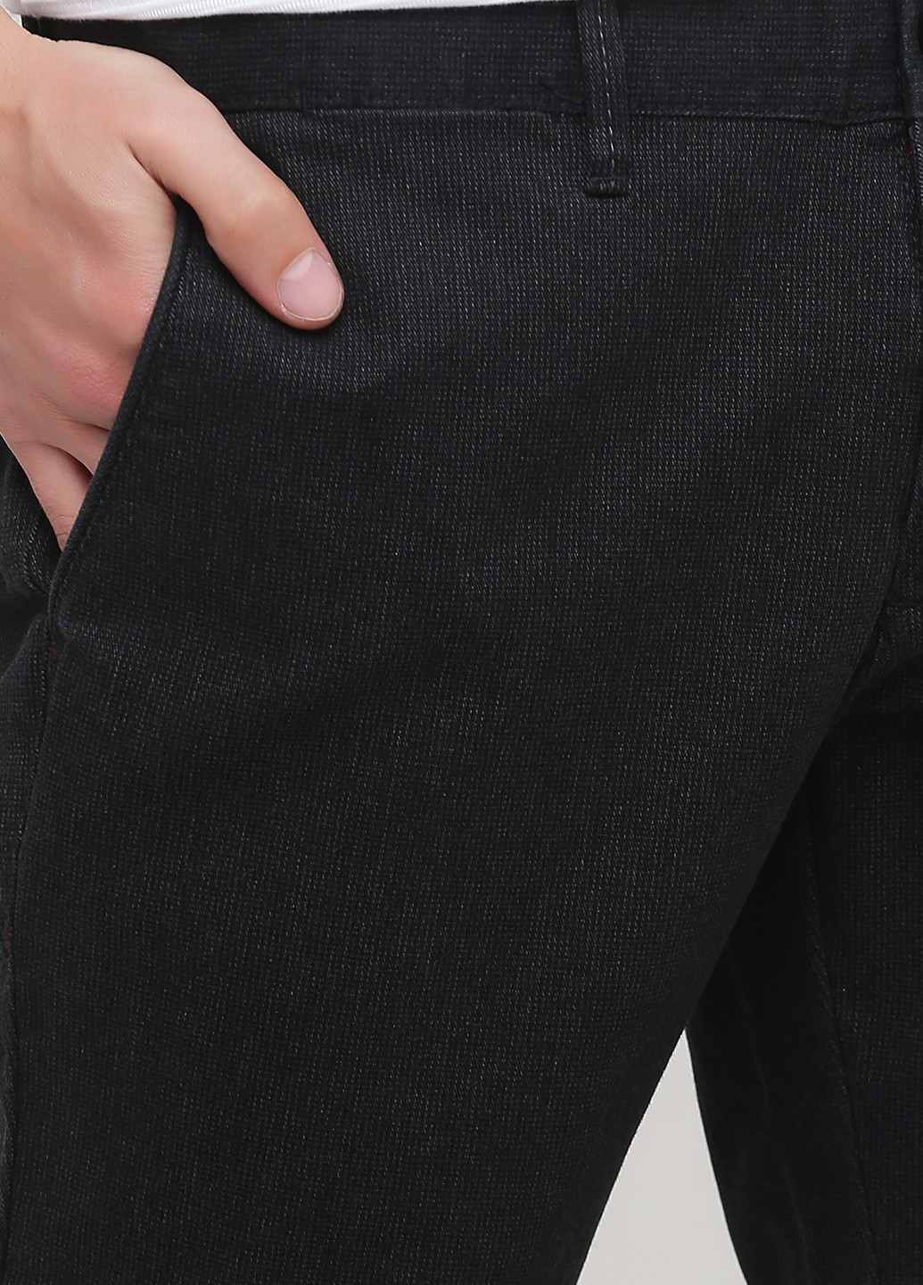 Темно-серые кэжуал демисезонные зауженные брюки RedPoint