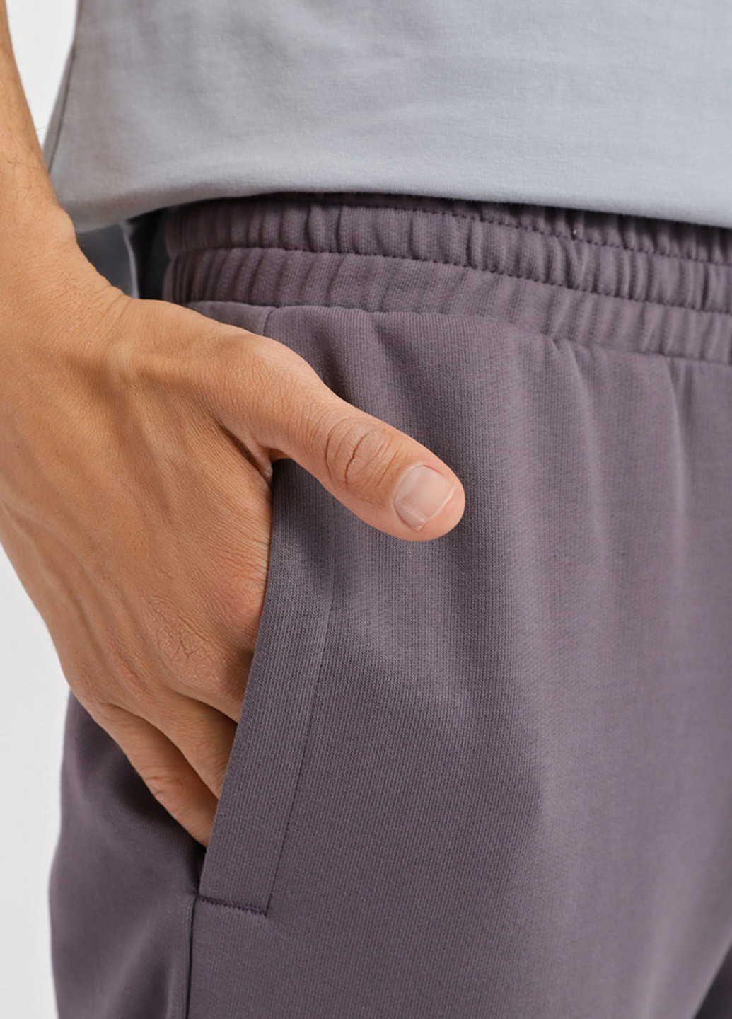 Темно-серые спортивные демисезонные прямые брюки Promin
