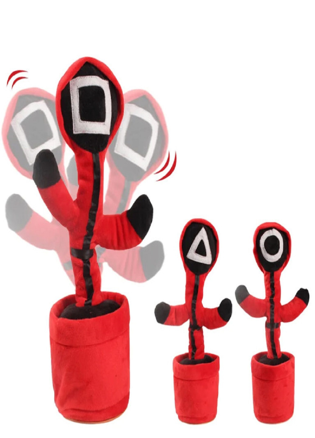 Танцующий кактус поющий 120 песен с подсветкой Dancing Cactus Игра в кальмара игрушка Повторюшка кактус VTech (253505457)