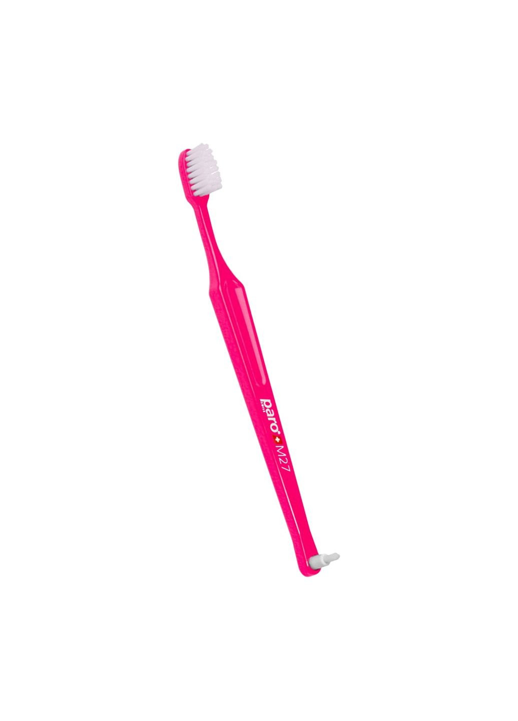 Детская зубная щетка Esro AG M27 средней жесткости розовая (7.9744/5) Paro Swiss (254084256)