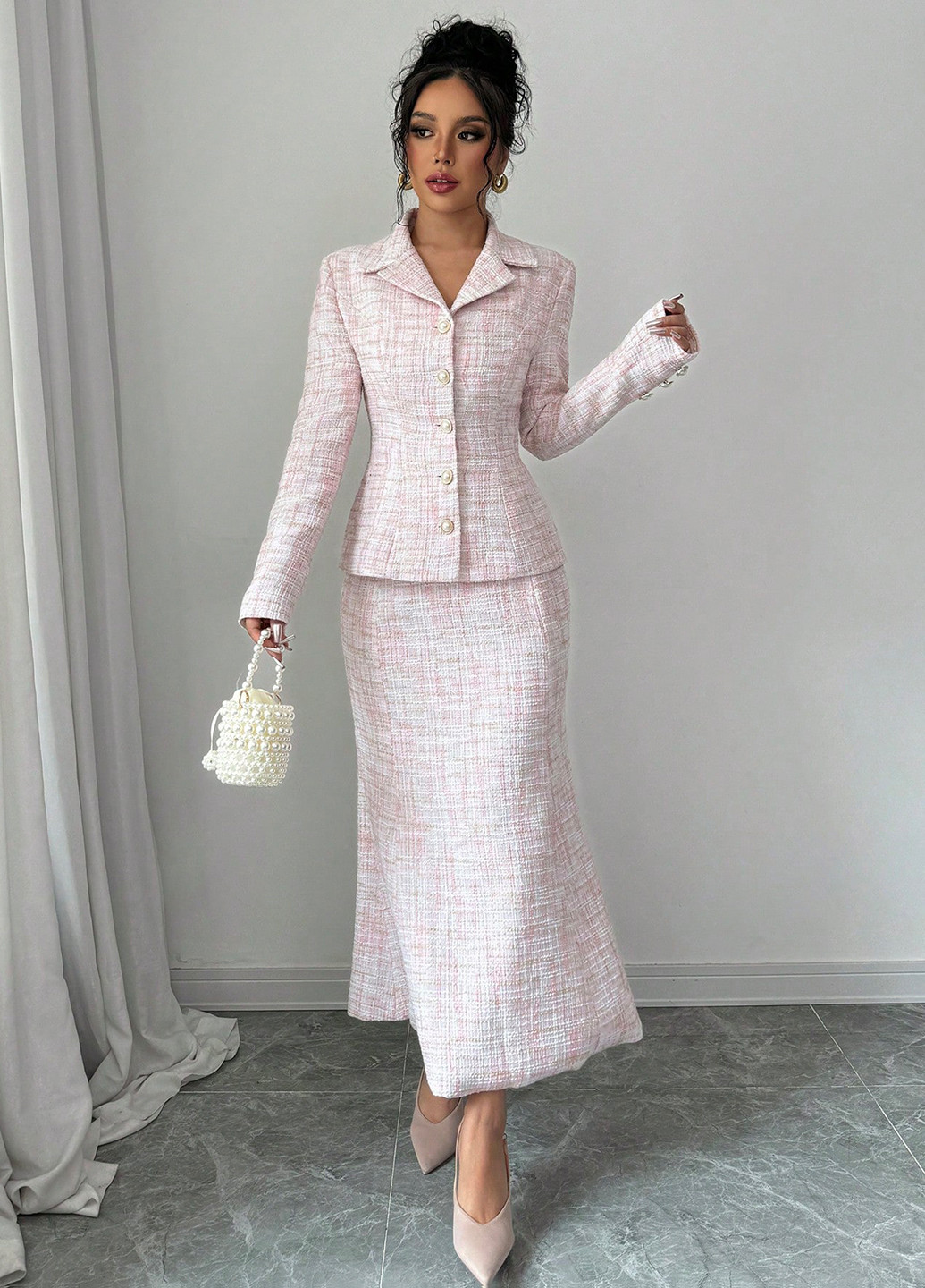 Костюм (жакет, спідниця) SHEIN (365440075)