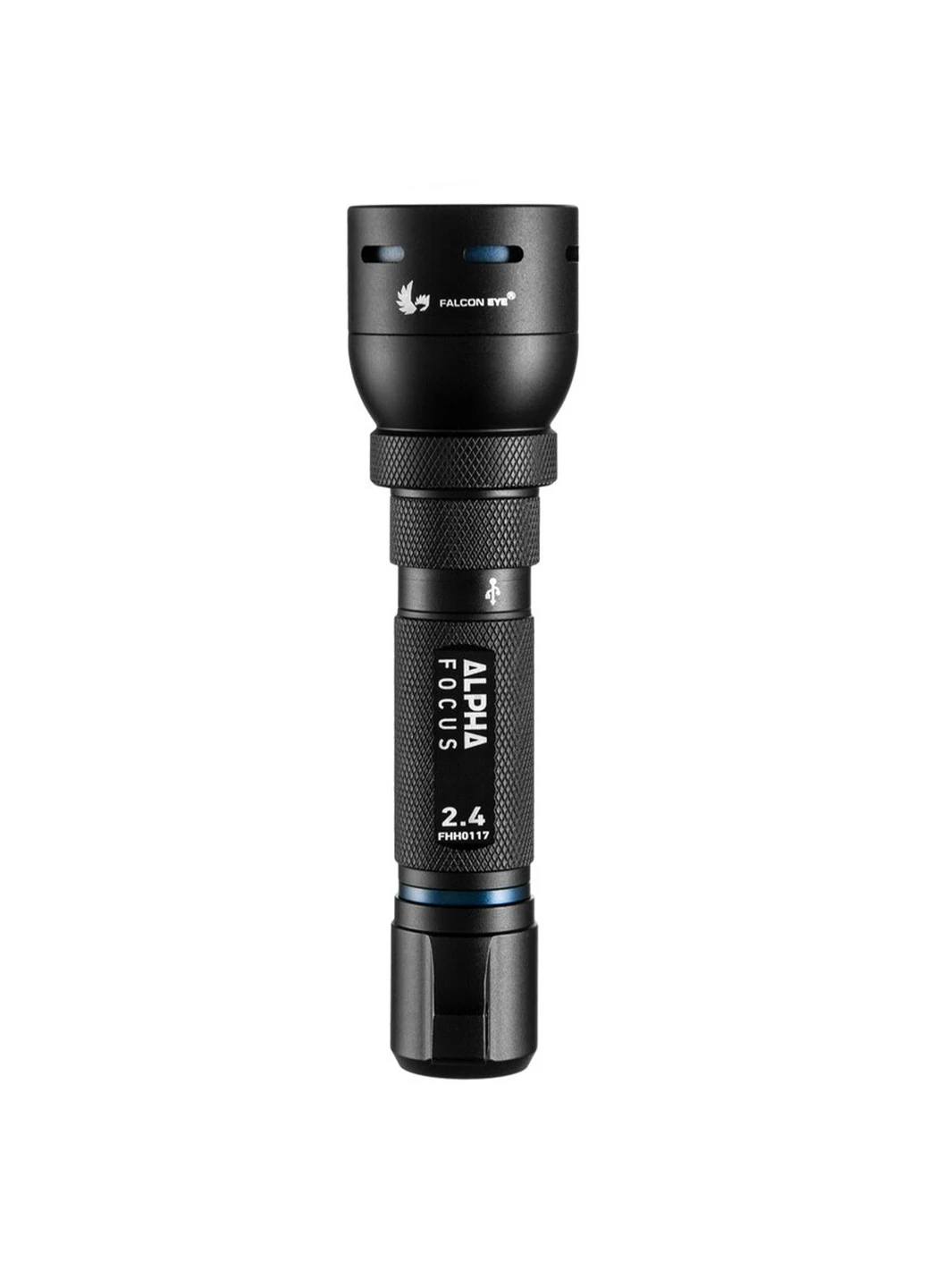 Фонарь тактический Alpha 2.4 (500 Lm) Focus USB Rechargeable (FHH0117) Falcon Eye (253429766)