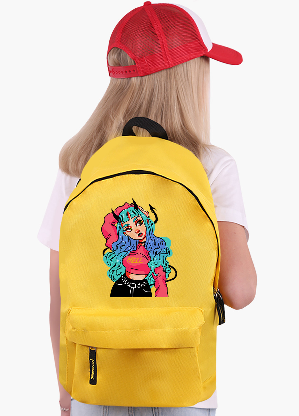 Детский рюкзак Девушка демон (Cute Girl Illustration Art) (9263-2838) MobiPrint (229078024)