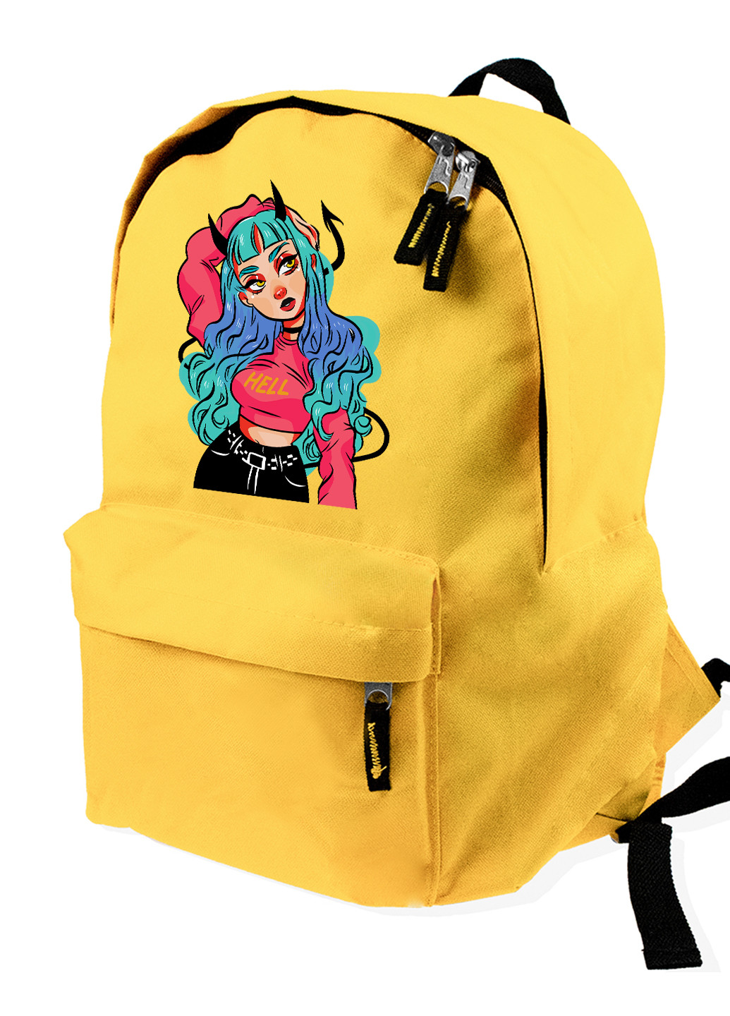 Детский рюкзак Дівчина демон (Cute Girl Illustration Art) (9263-2838) MobiPrint (229078024)