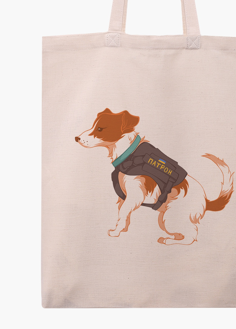 Эко сумка Патрон (9227-3767-1) бежева классическая MobiPrint (253109730)