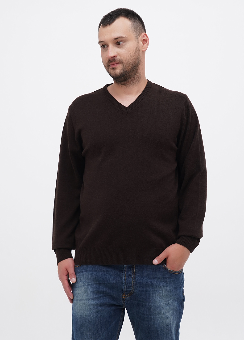 Коричневий демісезонний светр пуловер Liu Jo