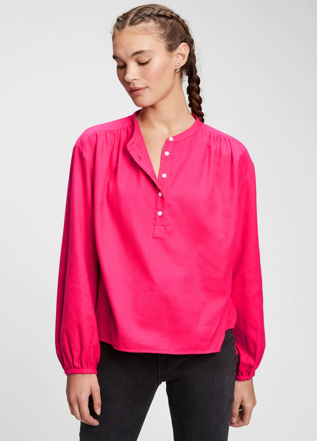 Розовая демисезонная блуза Gap