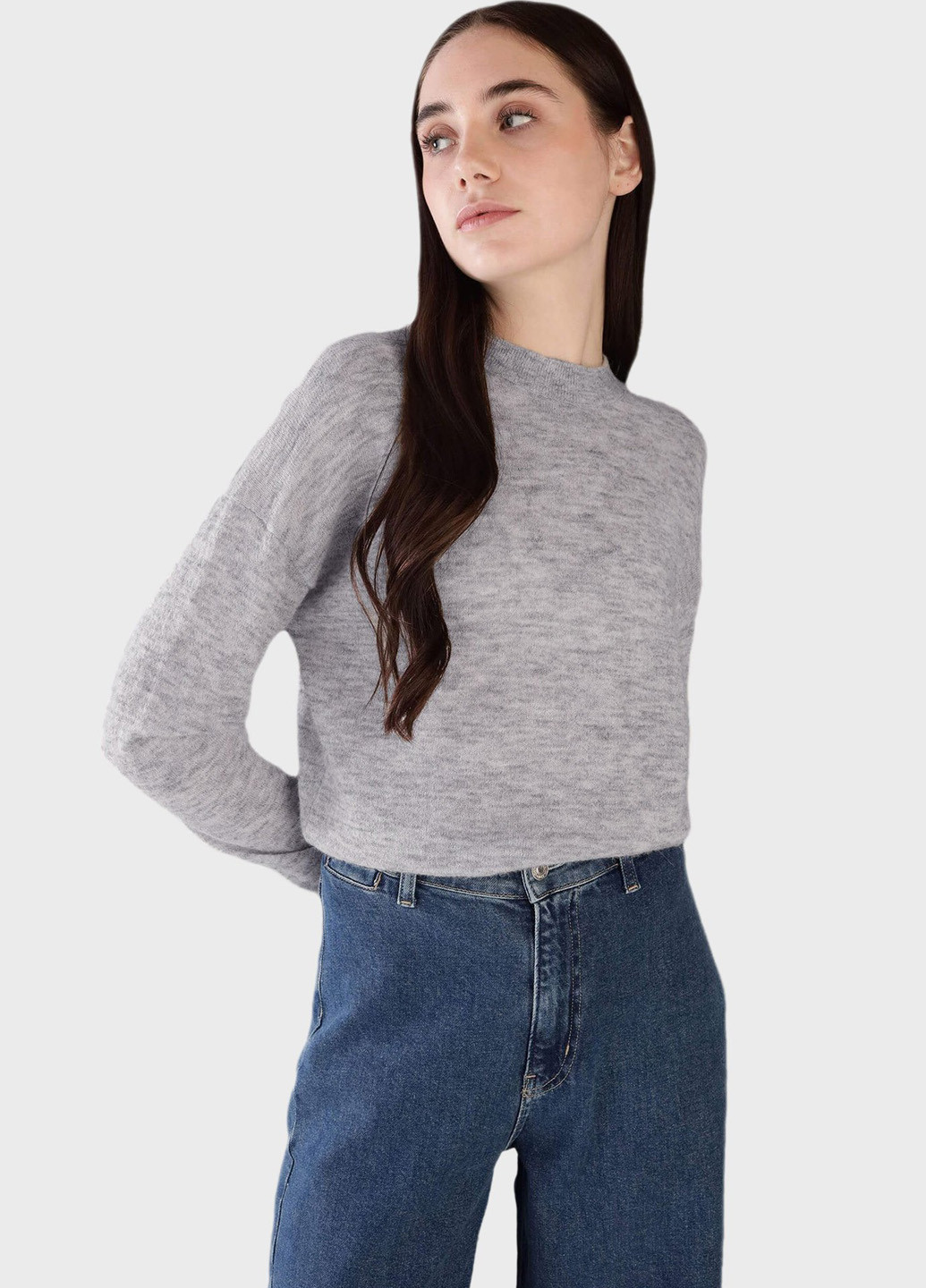 Серо-бежевый зимний джемпер джемпер Calvin Klein