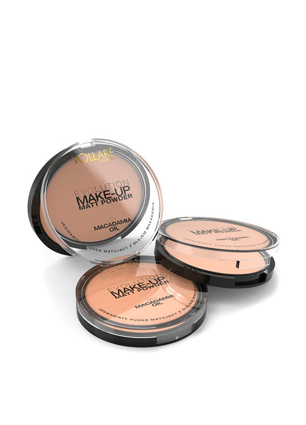 Пудра матирующая Evolution Make-Up Matte Powder Macadamia Oil № 67, 10 г Vollare Cosmetics (75098625)