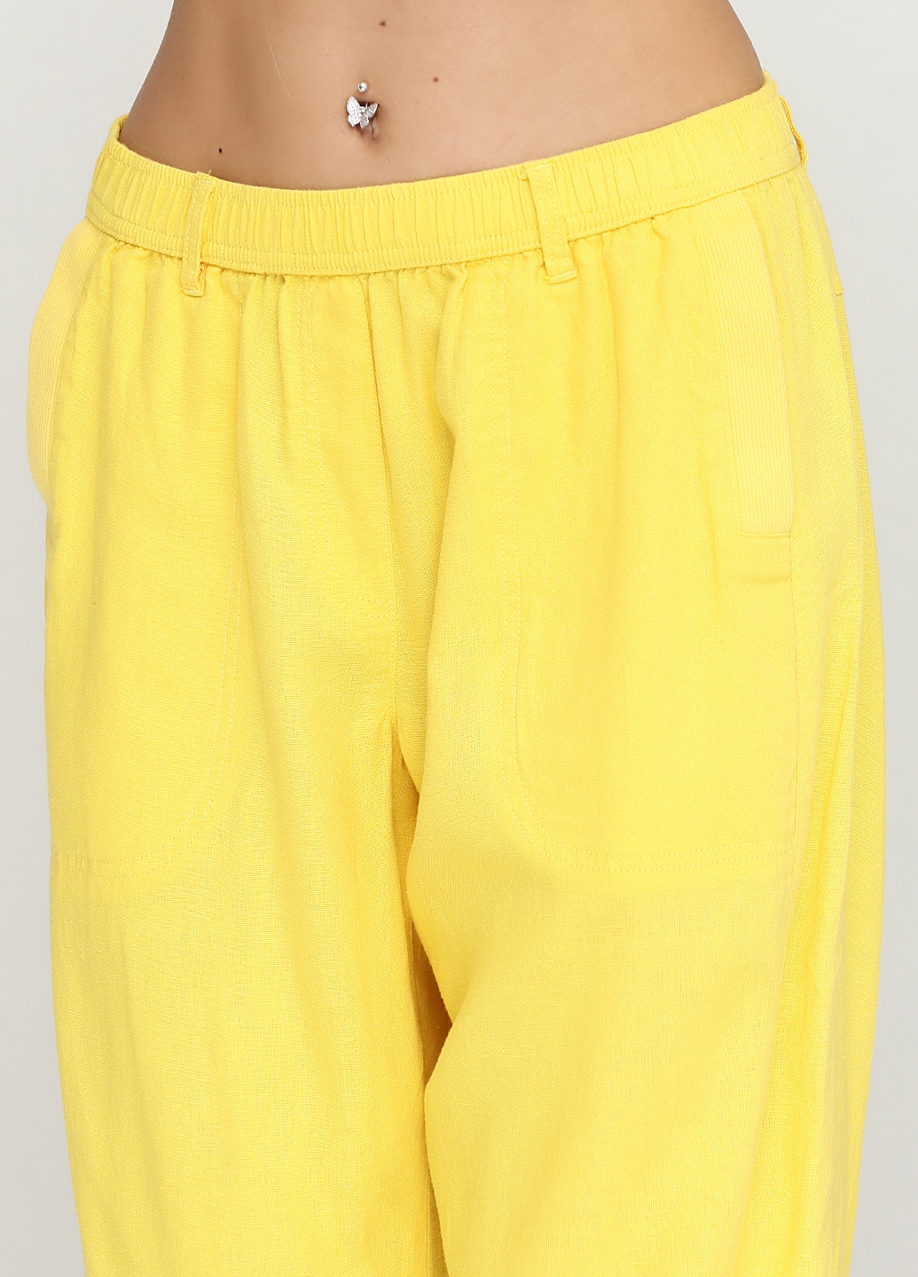 Костюм (блуза, капри) Signature жёлтый кэжуал