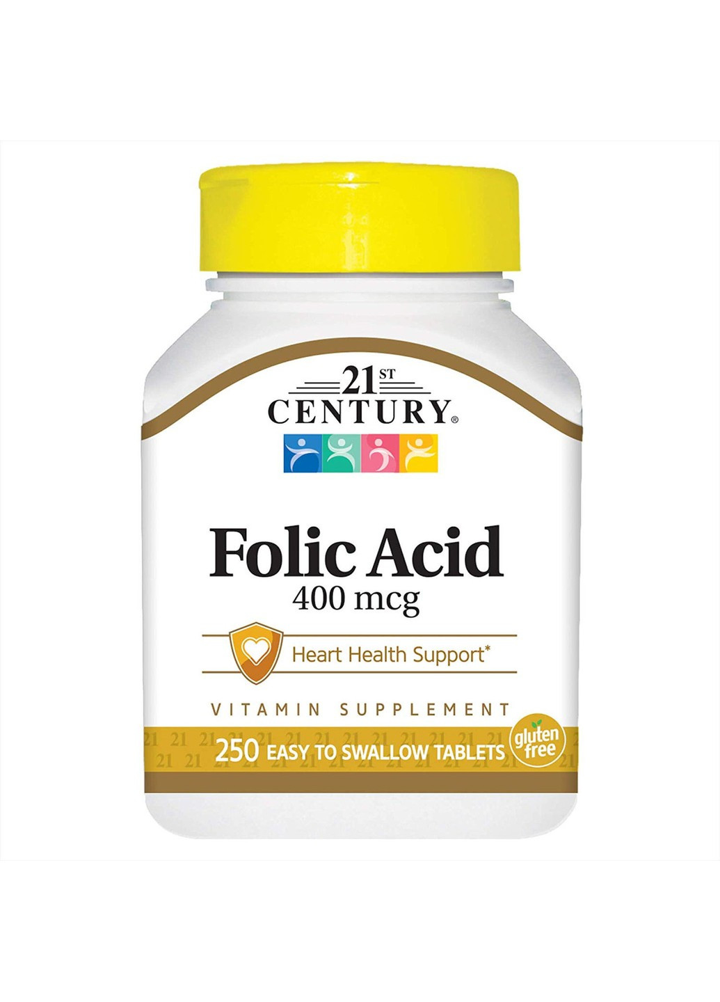 Фолієва кислота Folic Acid (250 табл) 21 століття центурі 21st Century (255407734)
