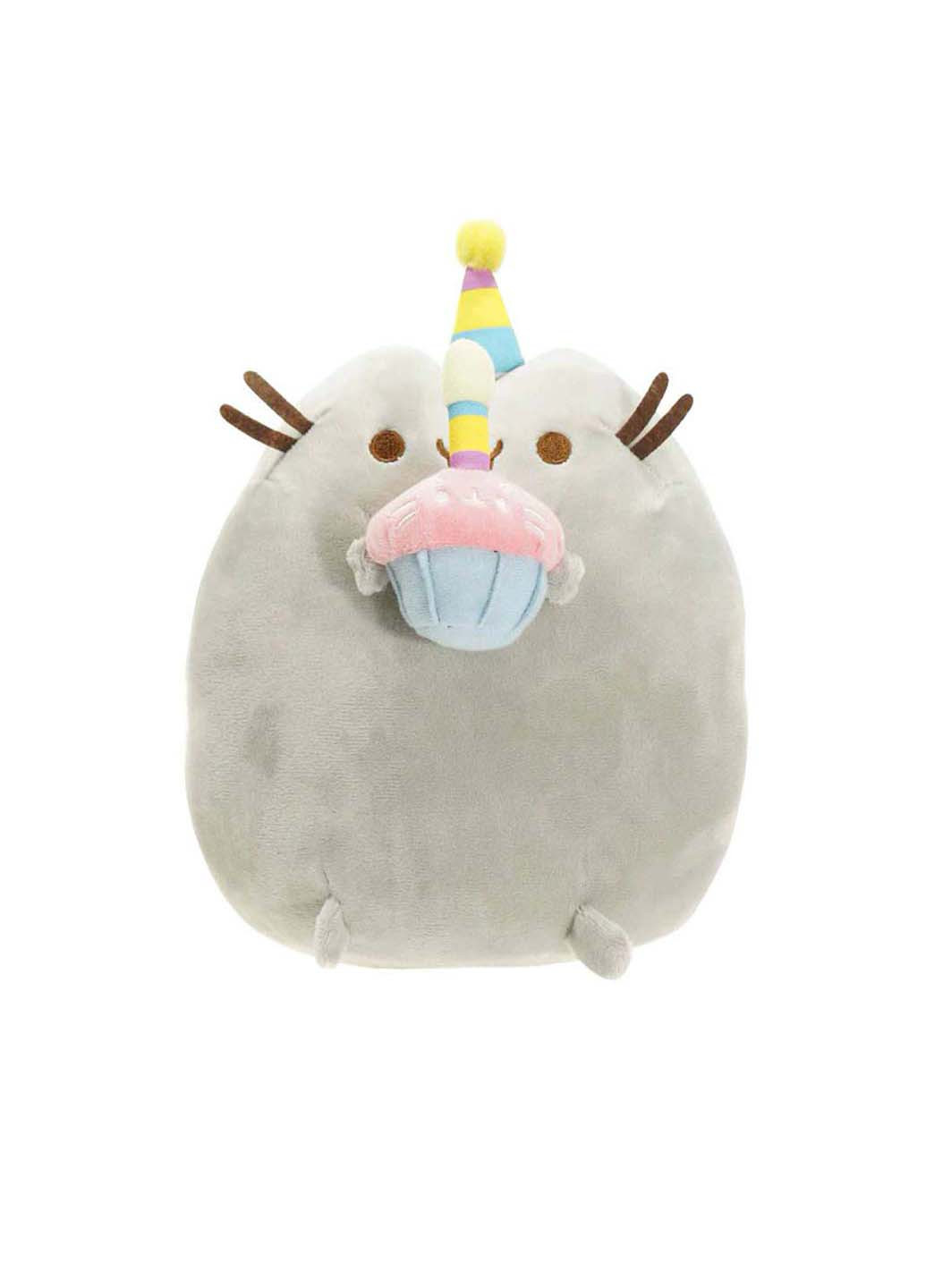 М'яка іграшка кіт з кексом 18 х 15 см Пушин кет та іграшка антистрес Pop It квадрат S&T (256543872)