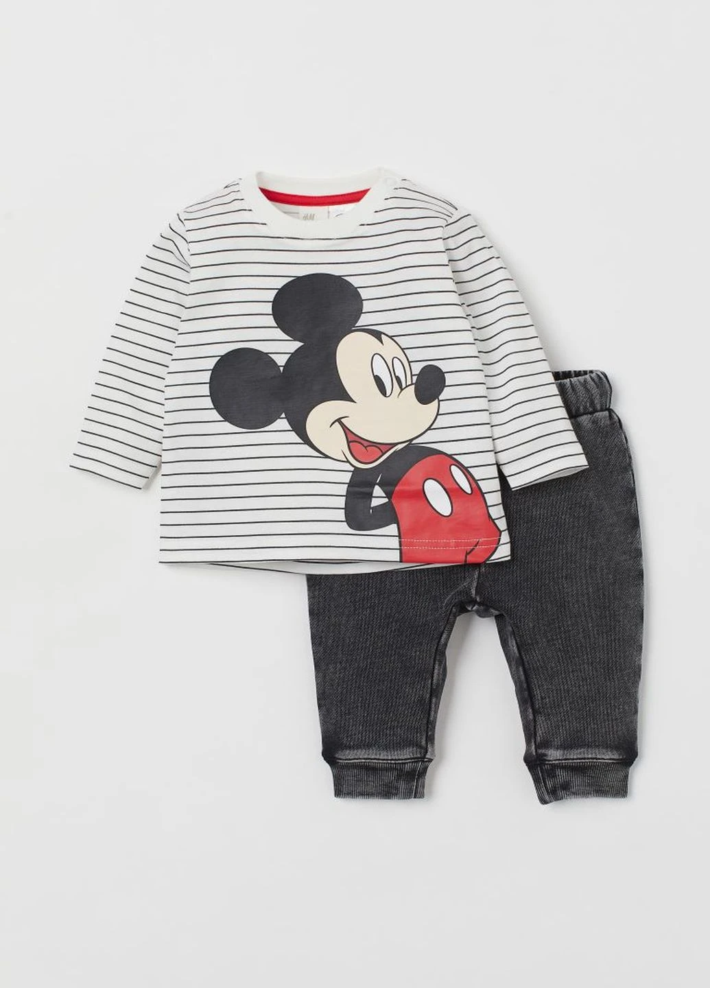 Черные спортивные демисезонные брюки H&M