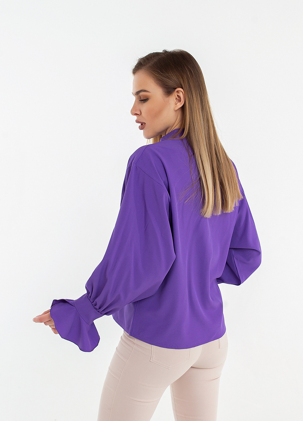 Фиолетовая демисезонная блуза Elfberg