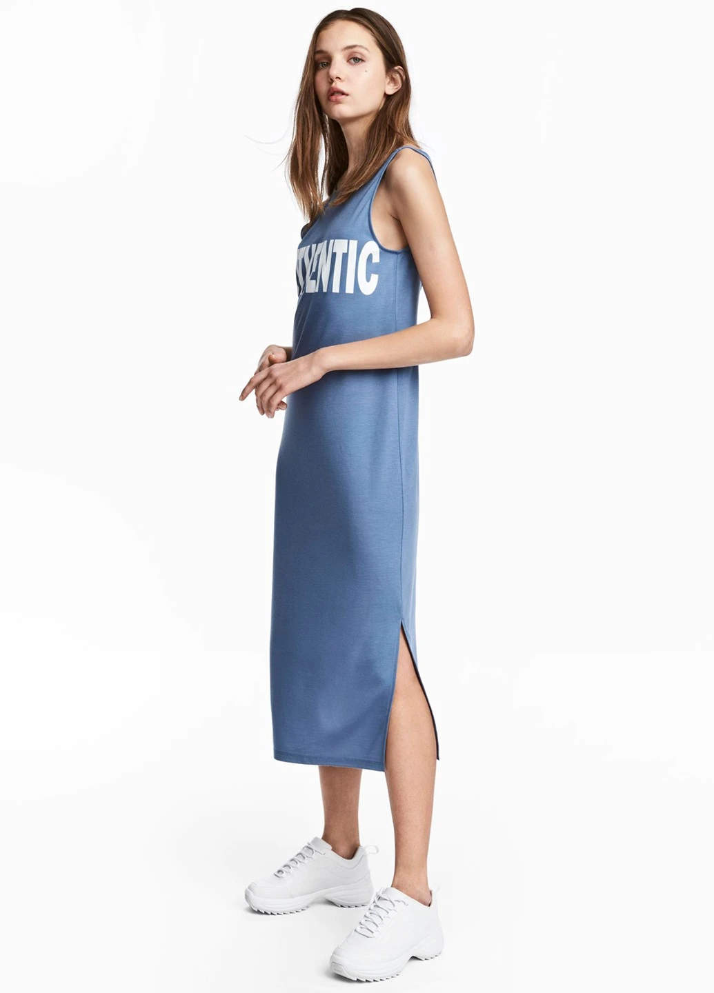 Блакитна кежуал сукня H&M