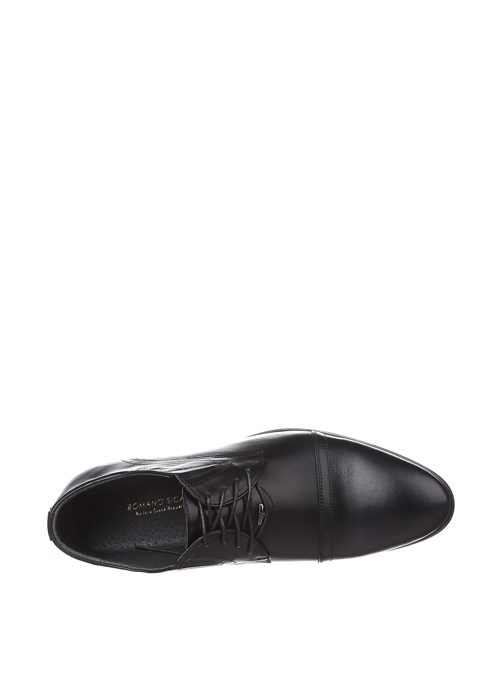Черные кэжуал туфли Romano Sicari на шнурках
