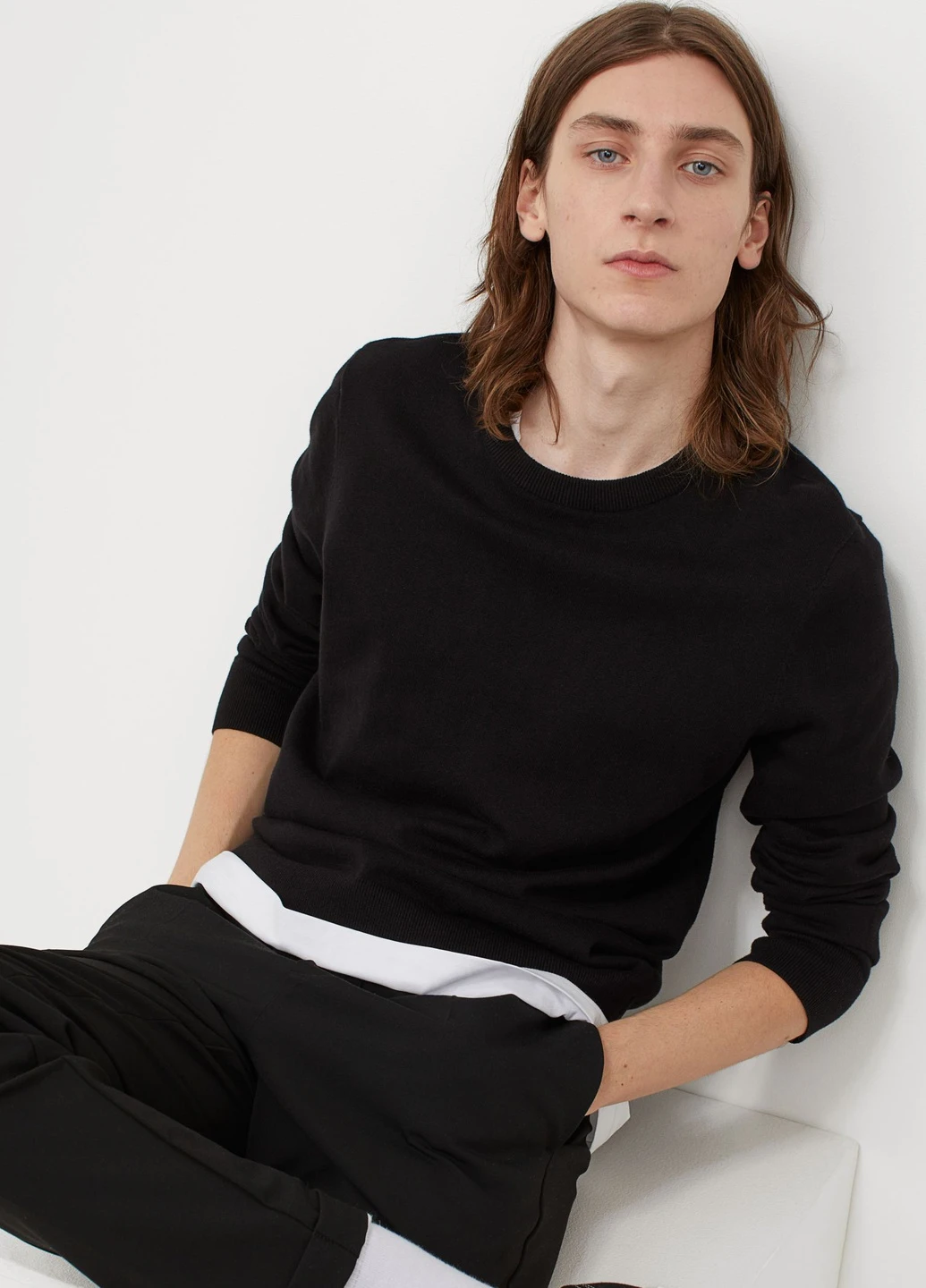 Черный демисезонный джемпер H&M