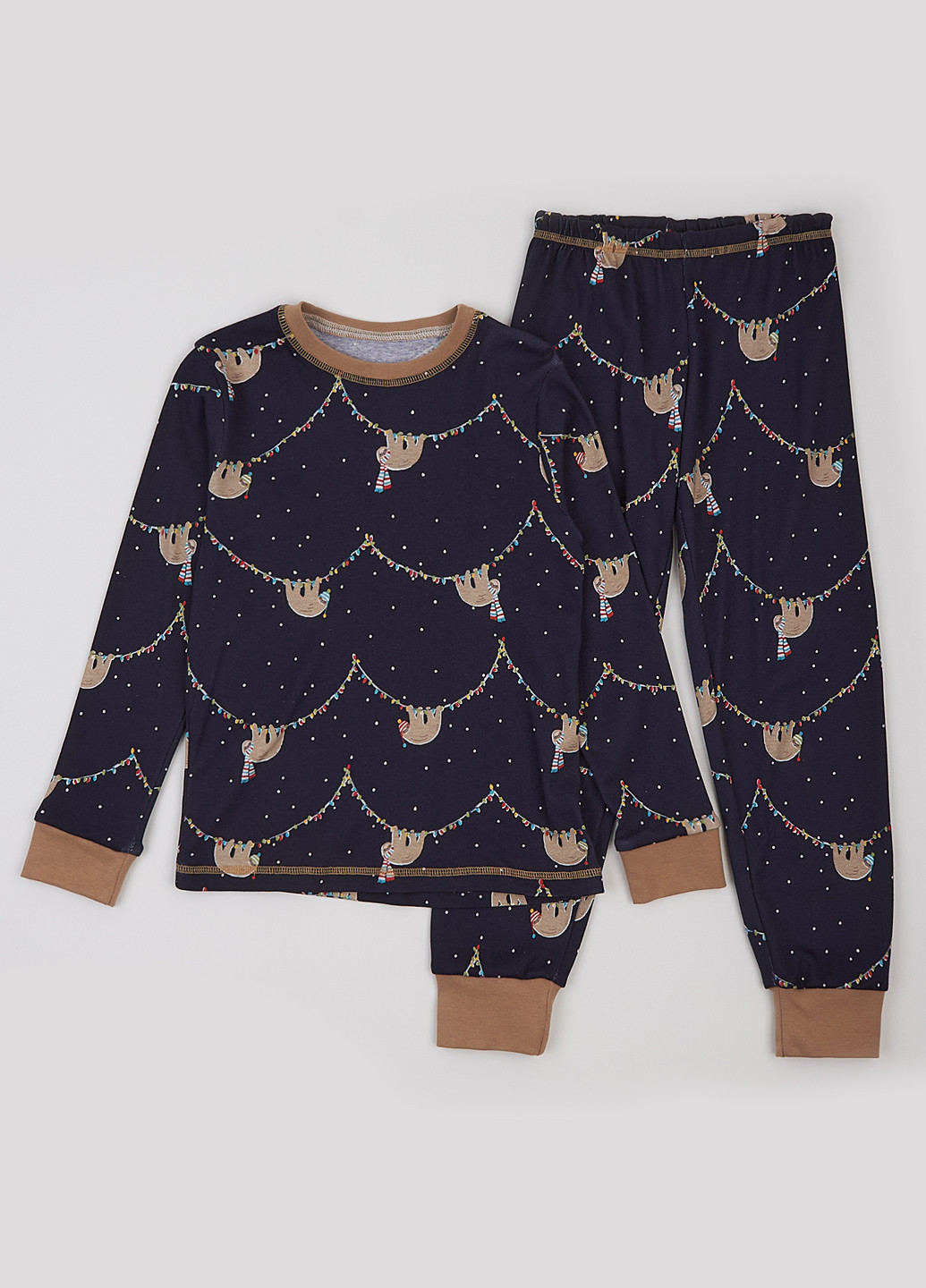 Темно-синя всесезон піжама (лонгслів, штани) лонгслів + брюки ArDoMi