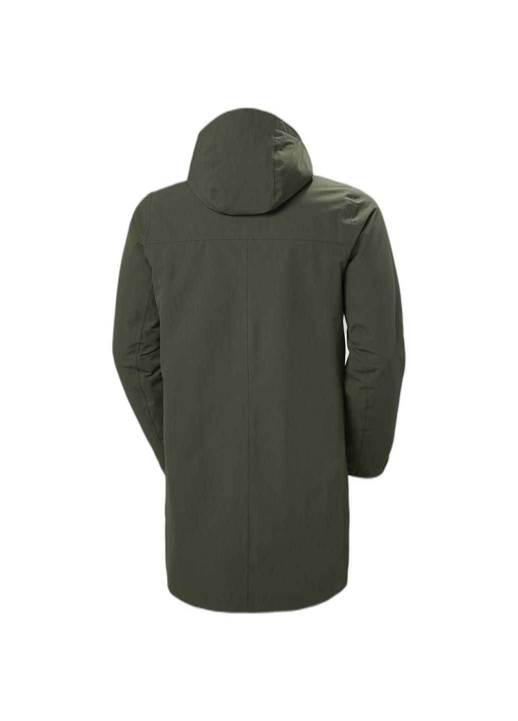 Темно-сіра демісезонна куртка 53644-431 Helly Hansen MONO MATERIAL INS RAIN COAT