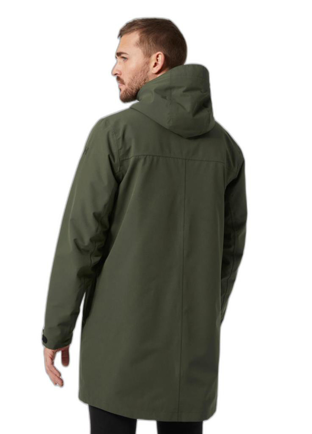 Темно-сіра демісезонна куртка 53644-431 Helly Hansen MONO MATERIAL INS RAIN COAT