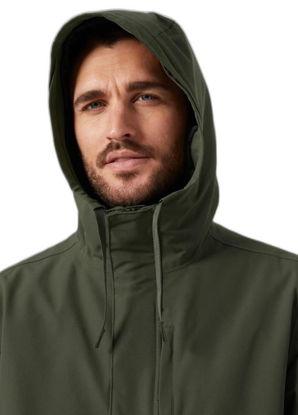 Темно-сіра демісезонна куртка 53644-431 Helly Hansen MONO MATERIAL INS RAIN COAT