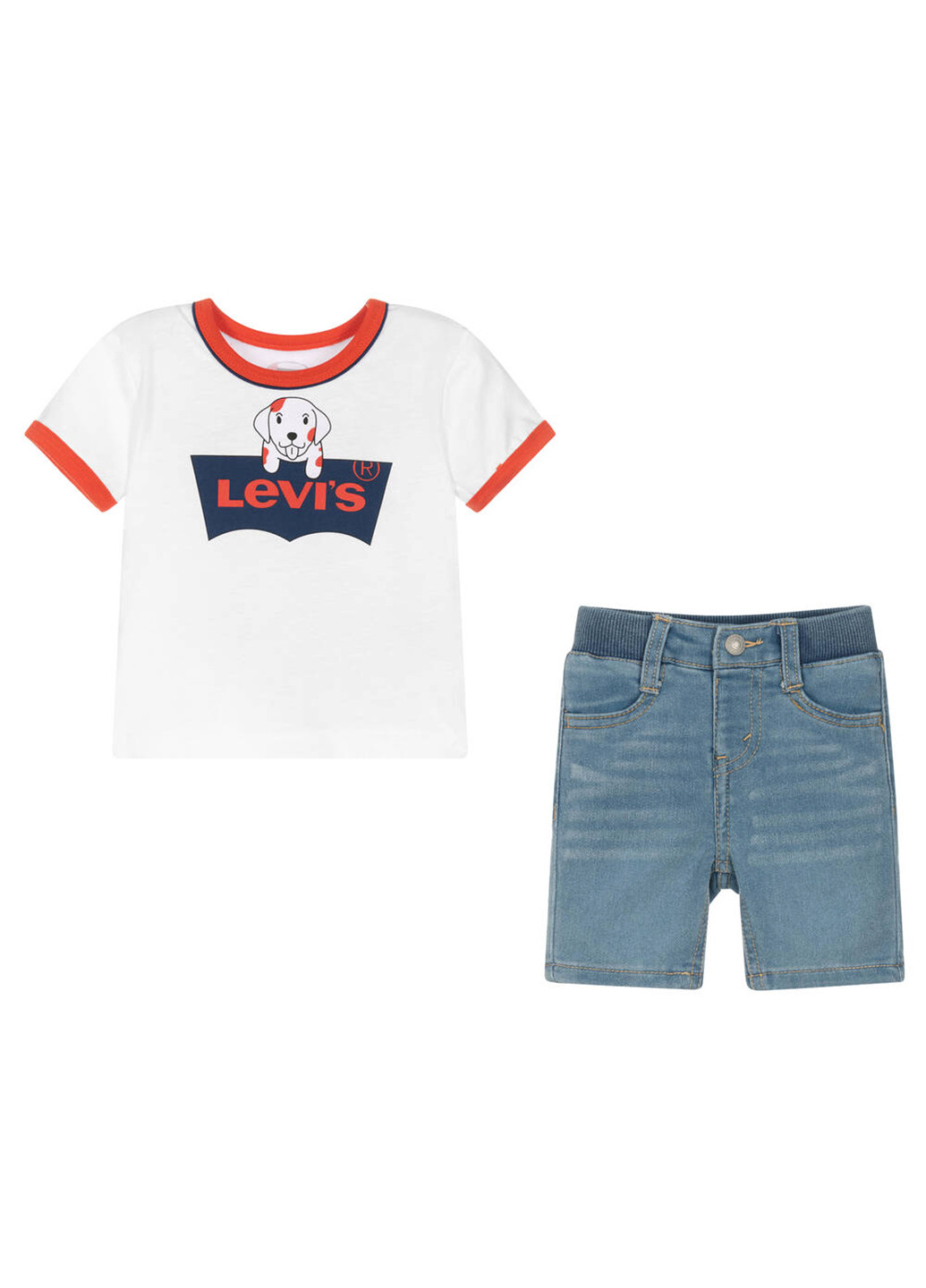 Комбінований літній комплект (футболка, шорти) Levi's