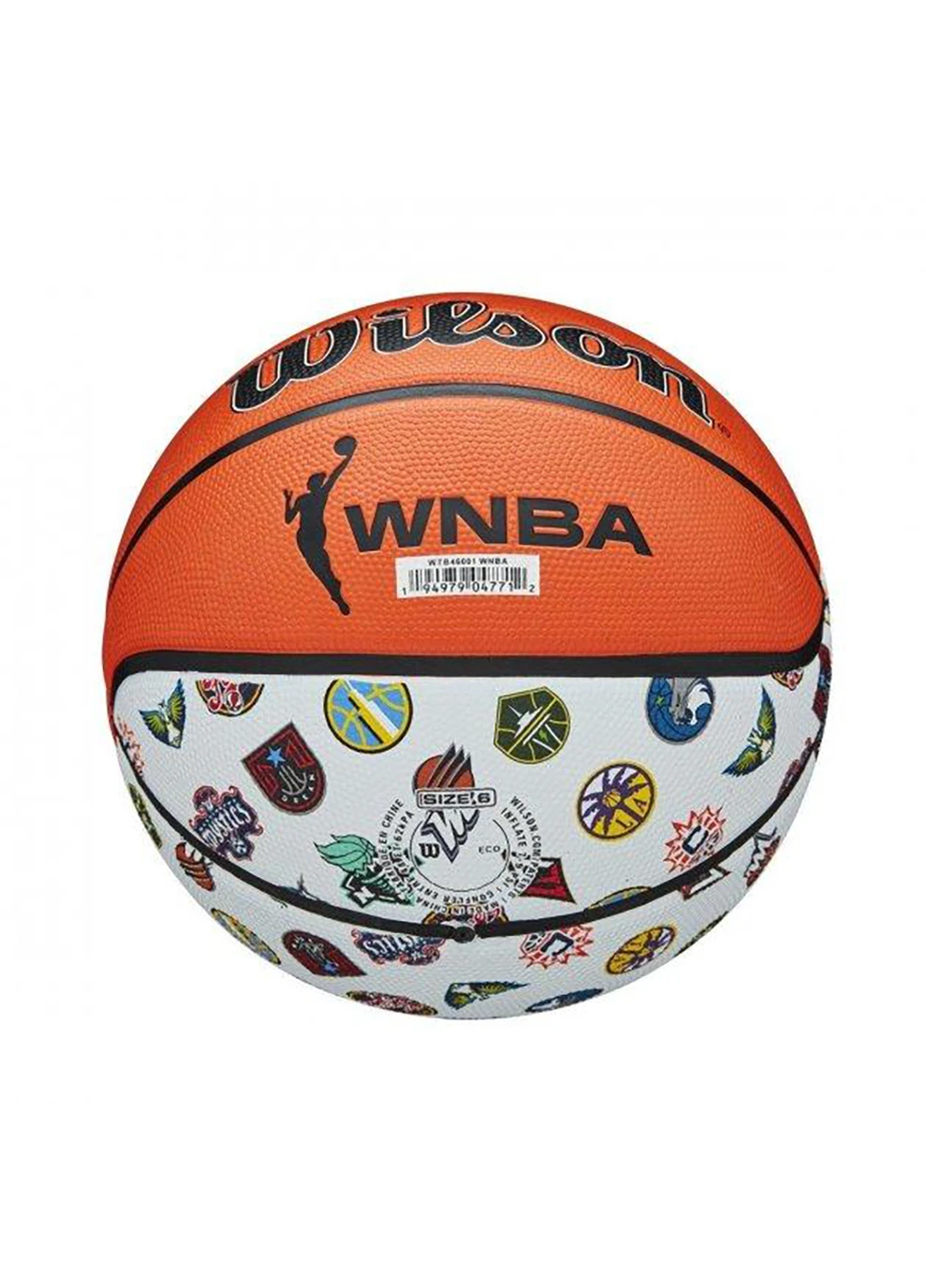 Універсальний Баскетбольний М'яч WNBA All Team Basketball size 6 Amber (WTB46001XBWNBA) Wilson (253678310)
