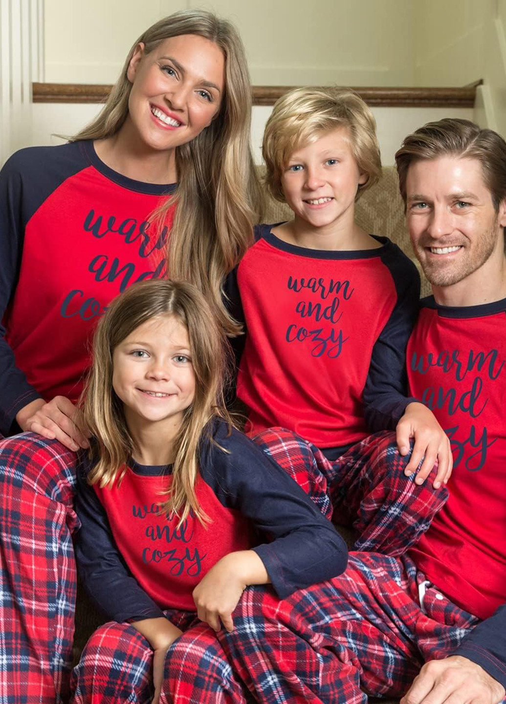 Красная всесезон пижама (реглана, брюки) реглан + брюки SleepytimePjs