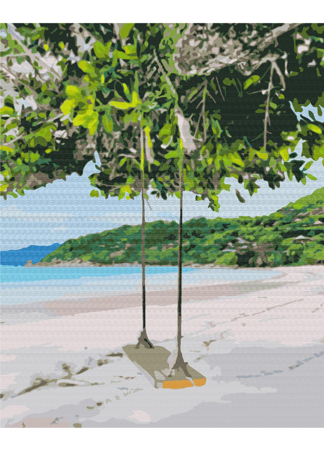 Картина за номерами "Райський куточок" 40х50 см Brushme (252253104)