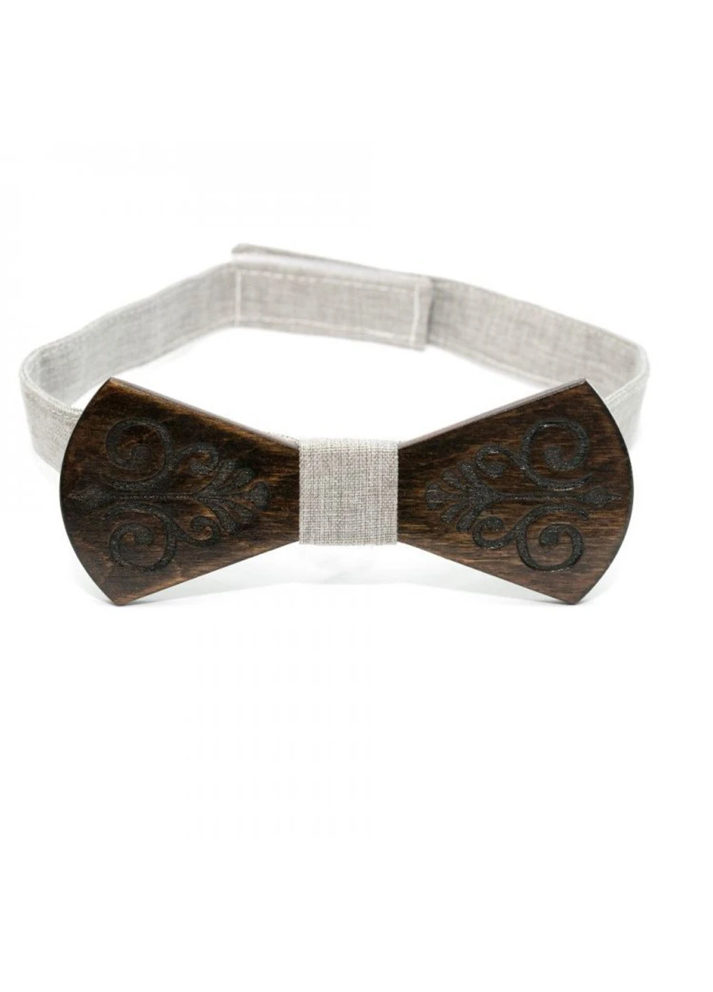 Дерев'яна Краватка-Метелик 11,5х4,5 см GOFIN (193792295)