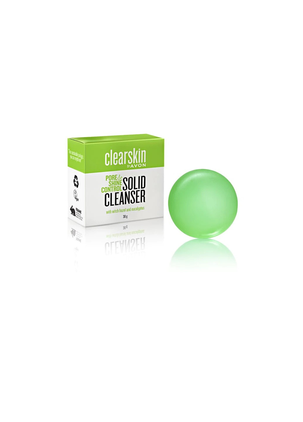 Очищающее мыло «Сокращение пор и блеска» 30 г Avon ClearSkin