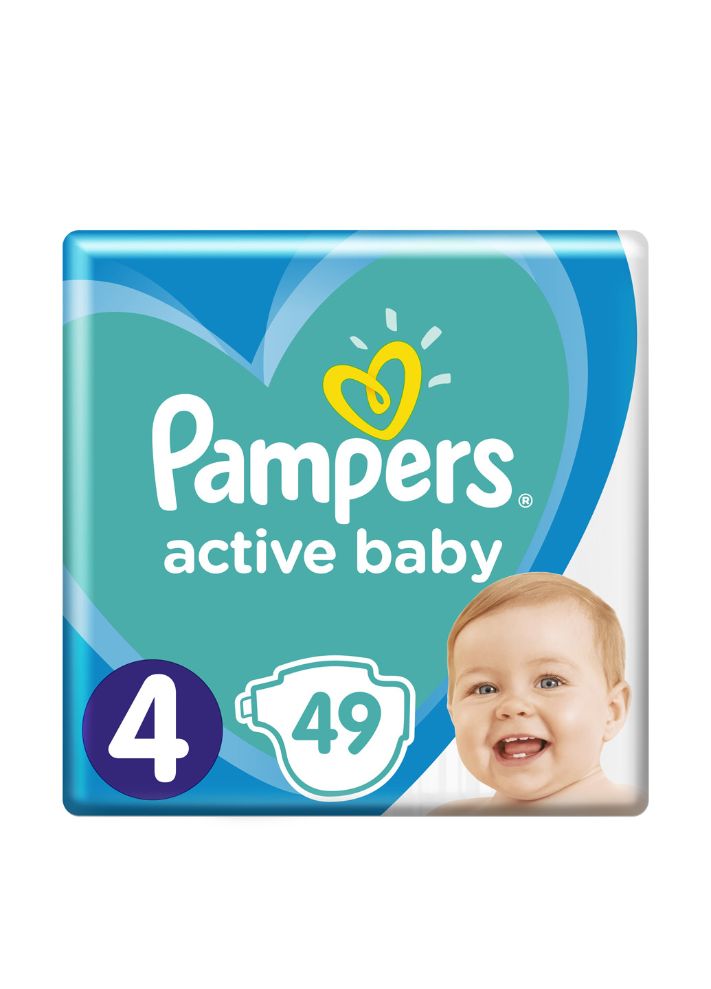 Підгузки Active Baby (9-14 кг), 49 шт. Pampers