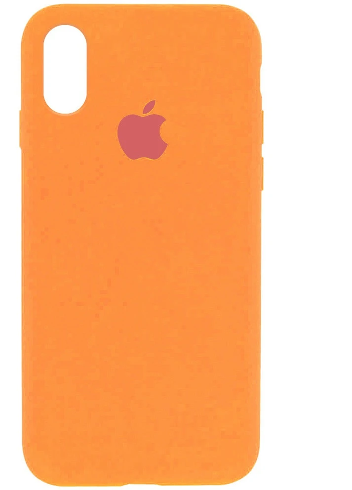 Чехол Silicone Case Full Protective (AA) для Apple iPhone XR (6.1') Оранжевый / Vitamin C (is_00000034365_70) Epik (229726009)
