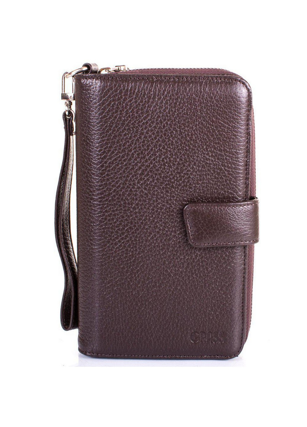 Чоловіча шкіряна борсетка-гаманець 21х12, 5х3 см Grass (206672849)